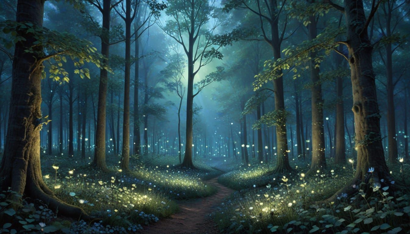A magical forest