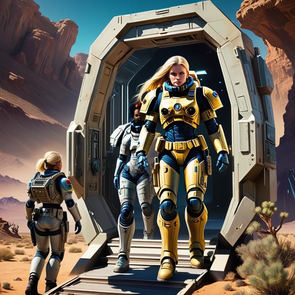 Space Marine Commander Unveiled in Nevada Desert