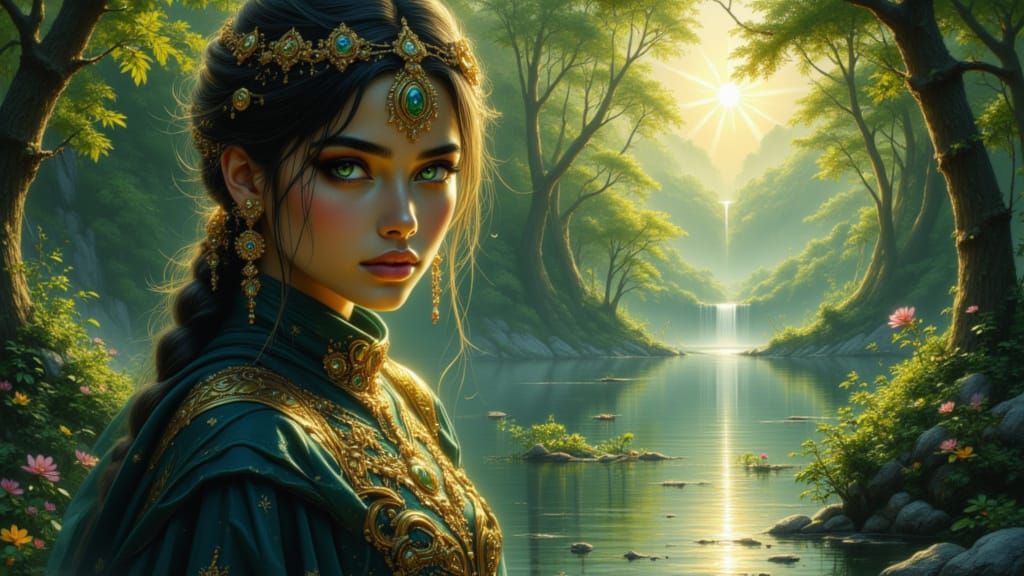 Mystical Forest Guardian of Secret Spring