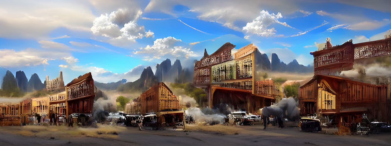 Wild west town