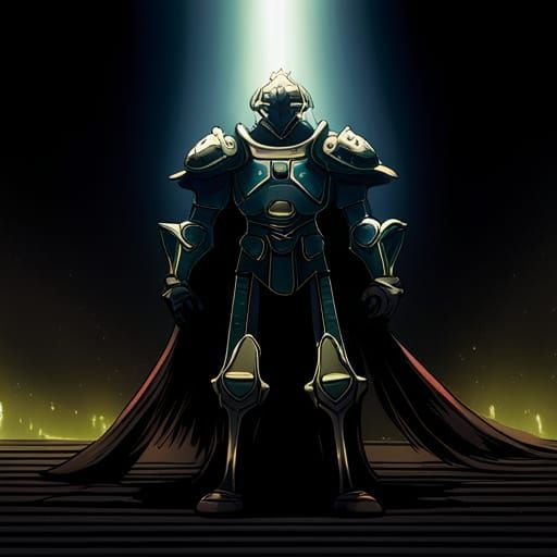 Alien King in Armour: Anime Key Visual