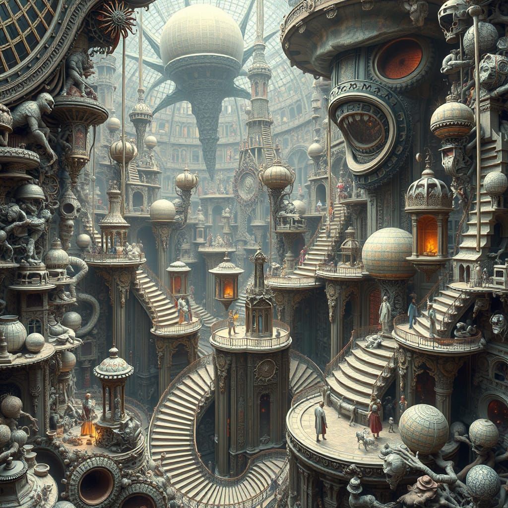 Mind-Bending Futuristic Labyrinth