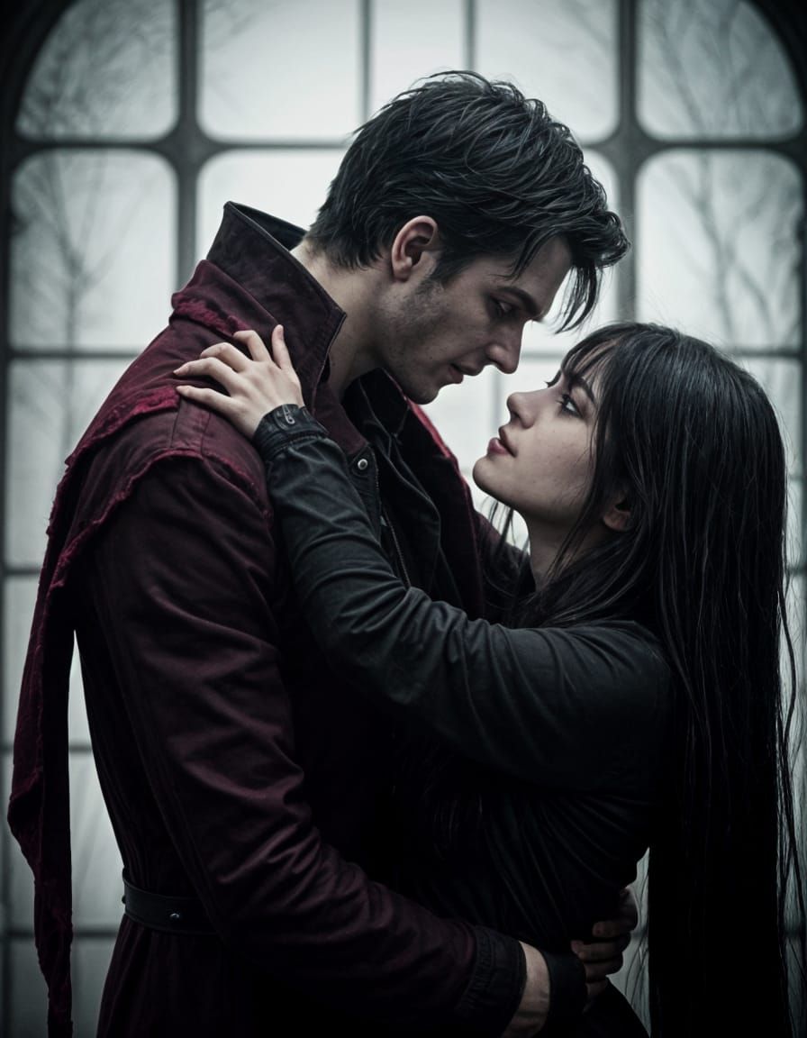 Romantic Vampire Cinema in Moody Film Noir Style