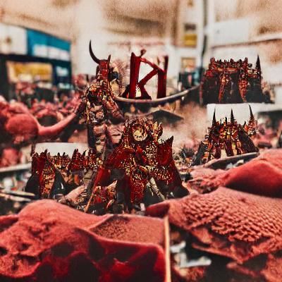 Khorne Daemon: Blood God's Martial Might