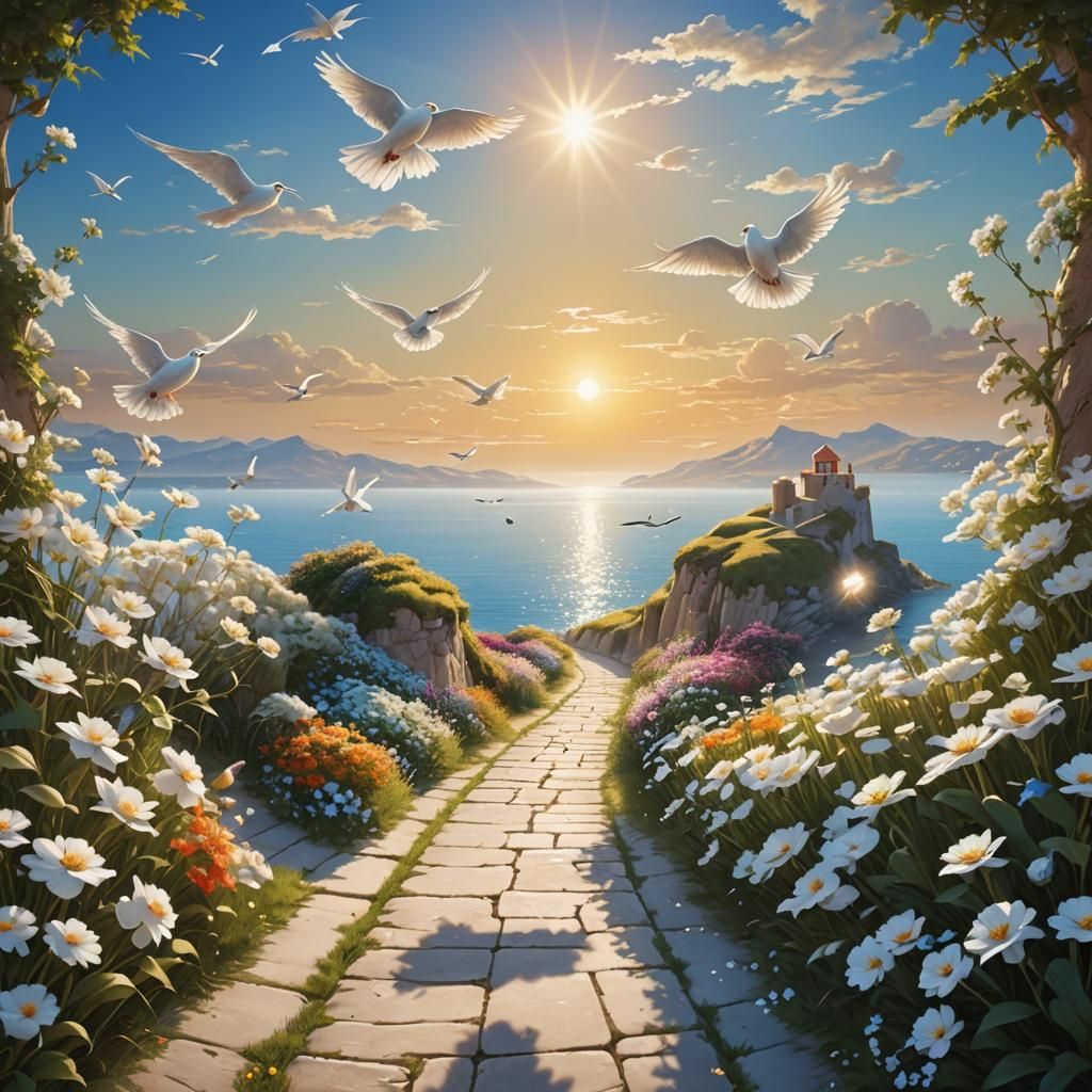 Pathway to the Sea: Fantasy Concept Art