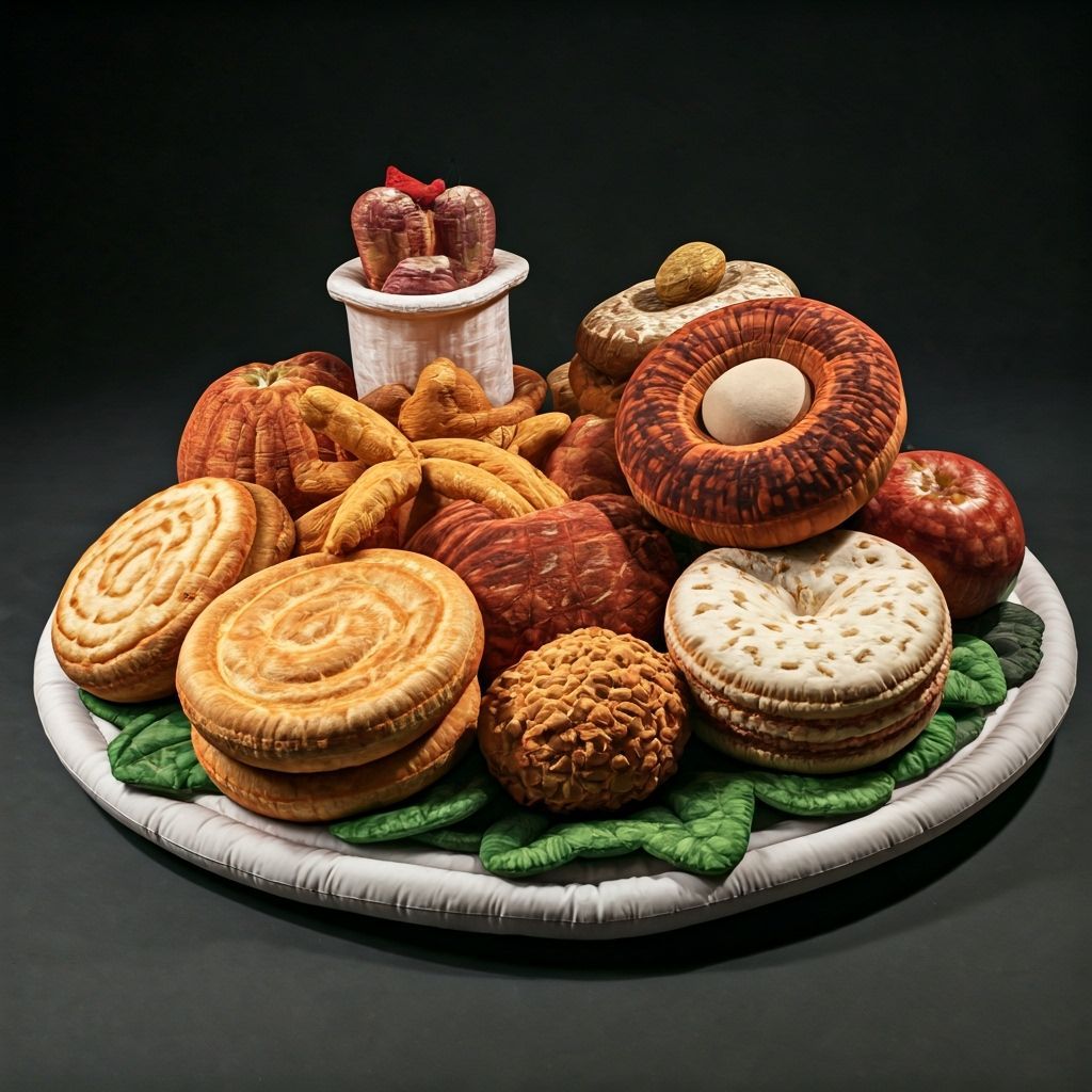 Hyperrealistic Cushion Food Platter