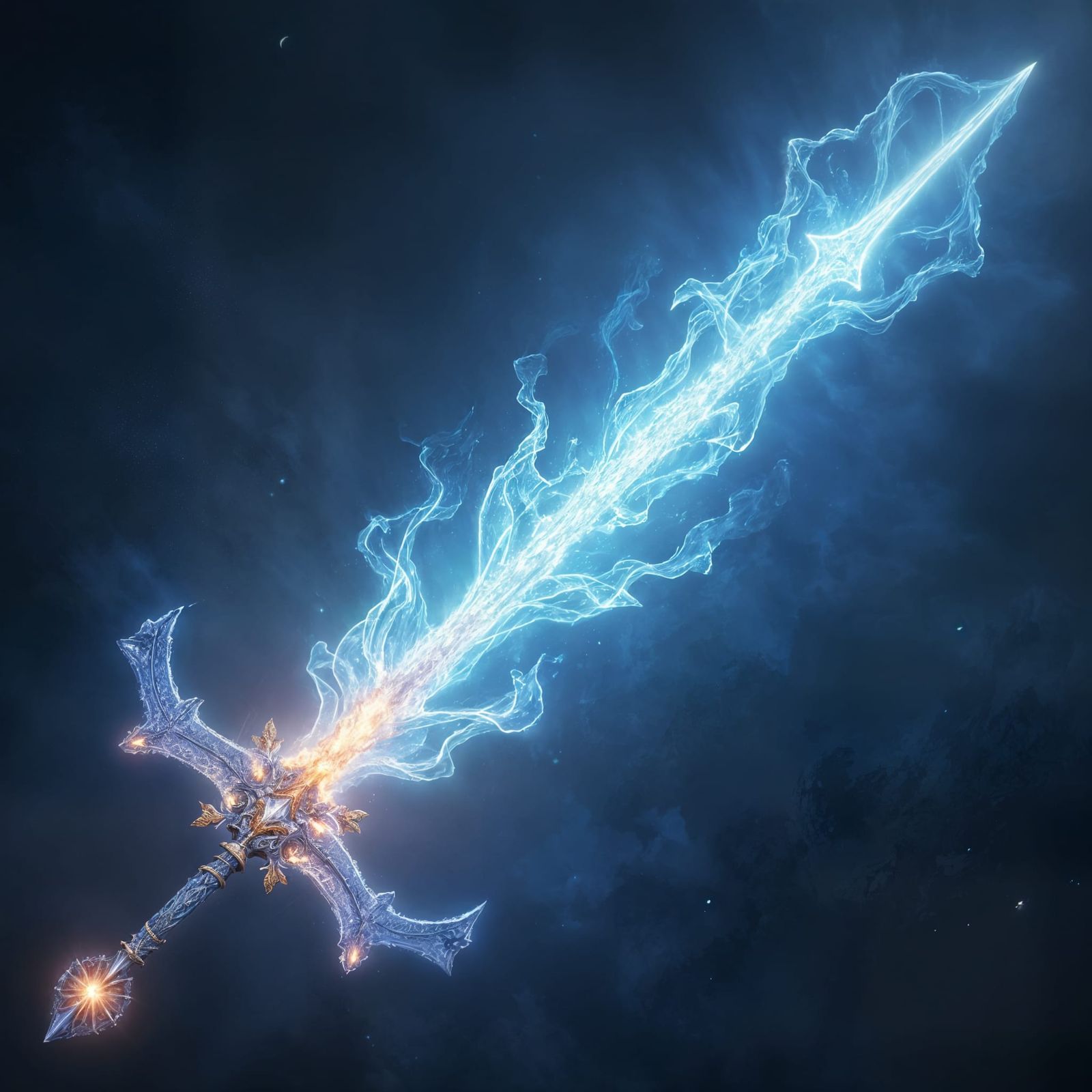 Mystical Sword of the Skies, Radiant and Powerful
