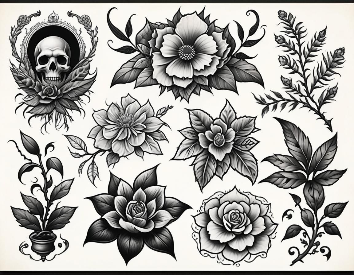 Tattoo Design Sheet