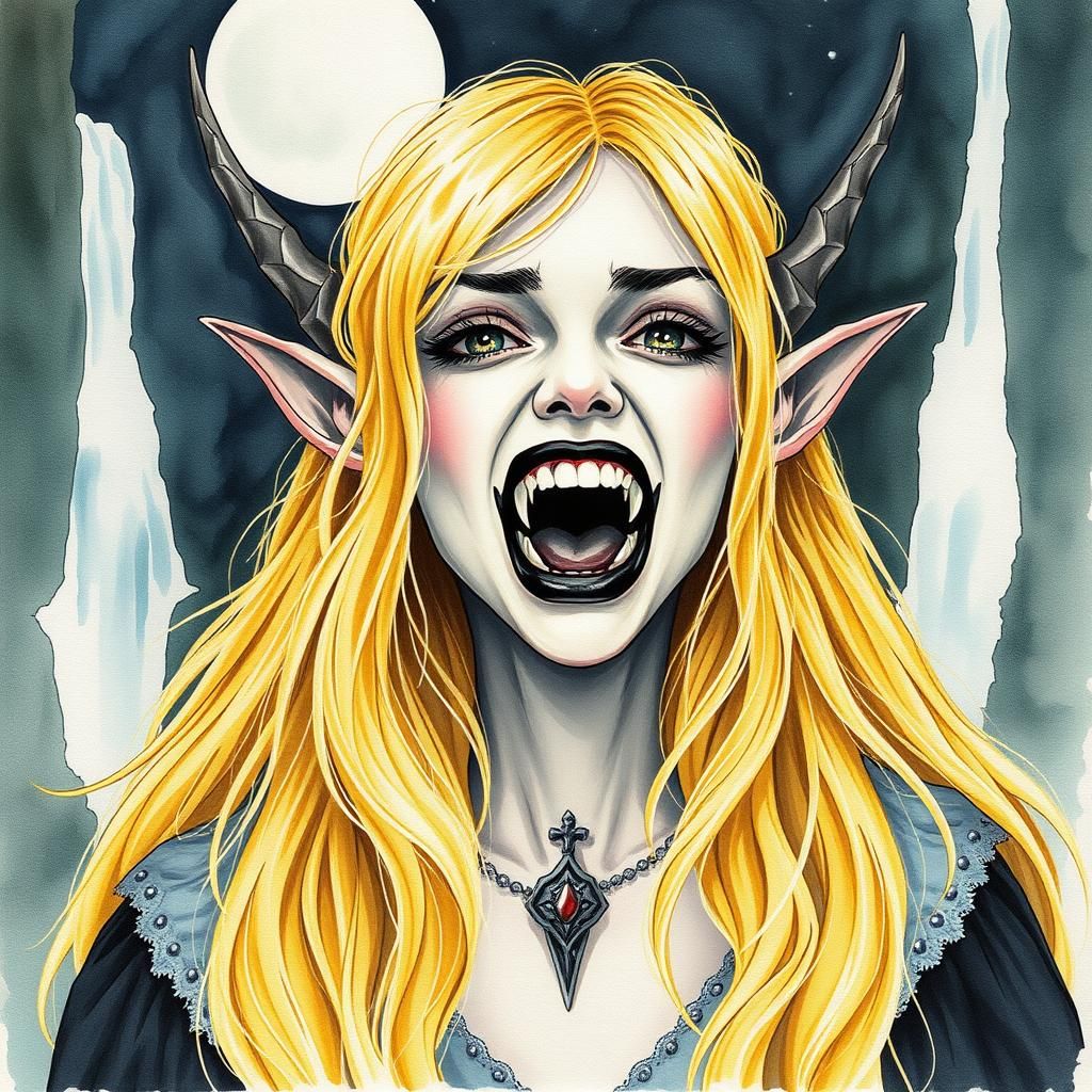 Galadriel as a Vampire 2