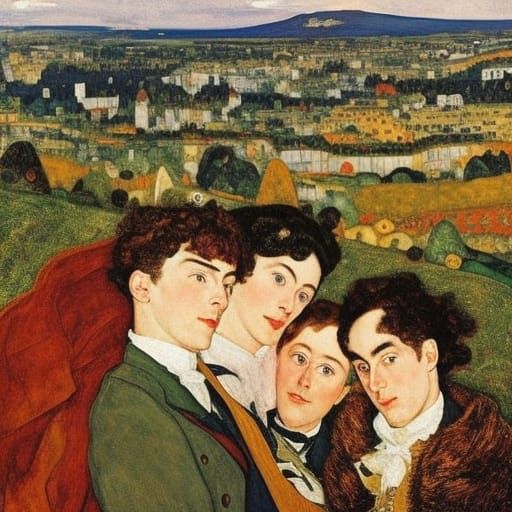 Love and Fate Song Visualized in Somov Style