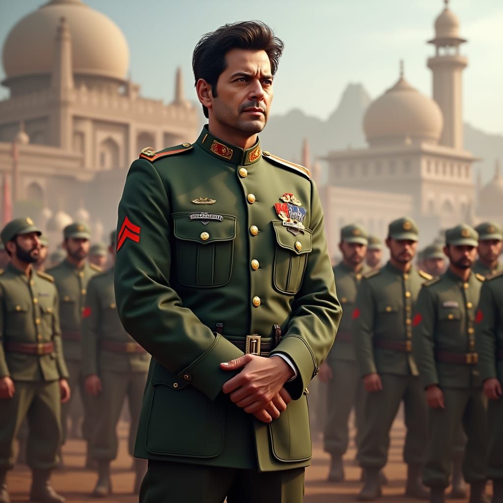 Imran Khan Leads Pak Army in Futuristic World War