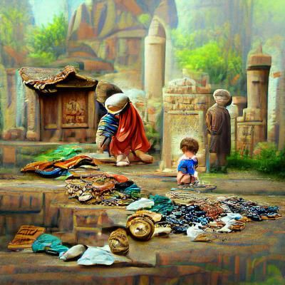 Renaissance Painting: Treasures Presented to a Ragged Boy