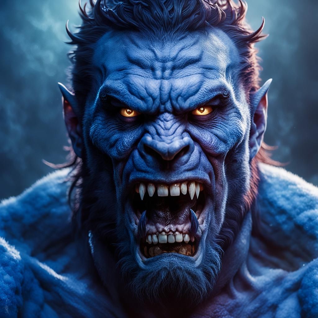 Hyper-Realistic Fantasy Portrait in Softbox Lighting