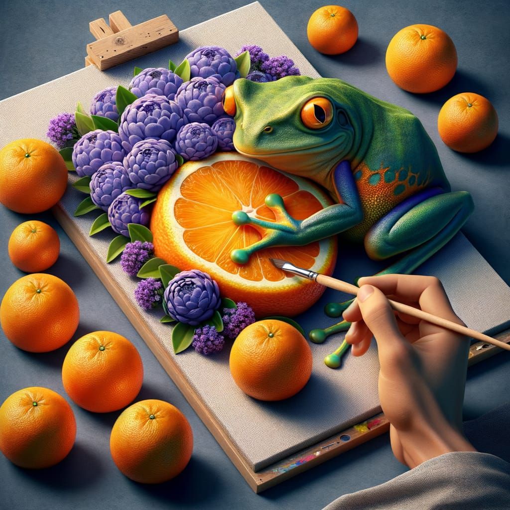 luring the fruit fly with purple and orange