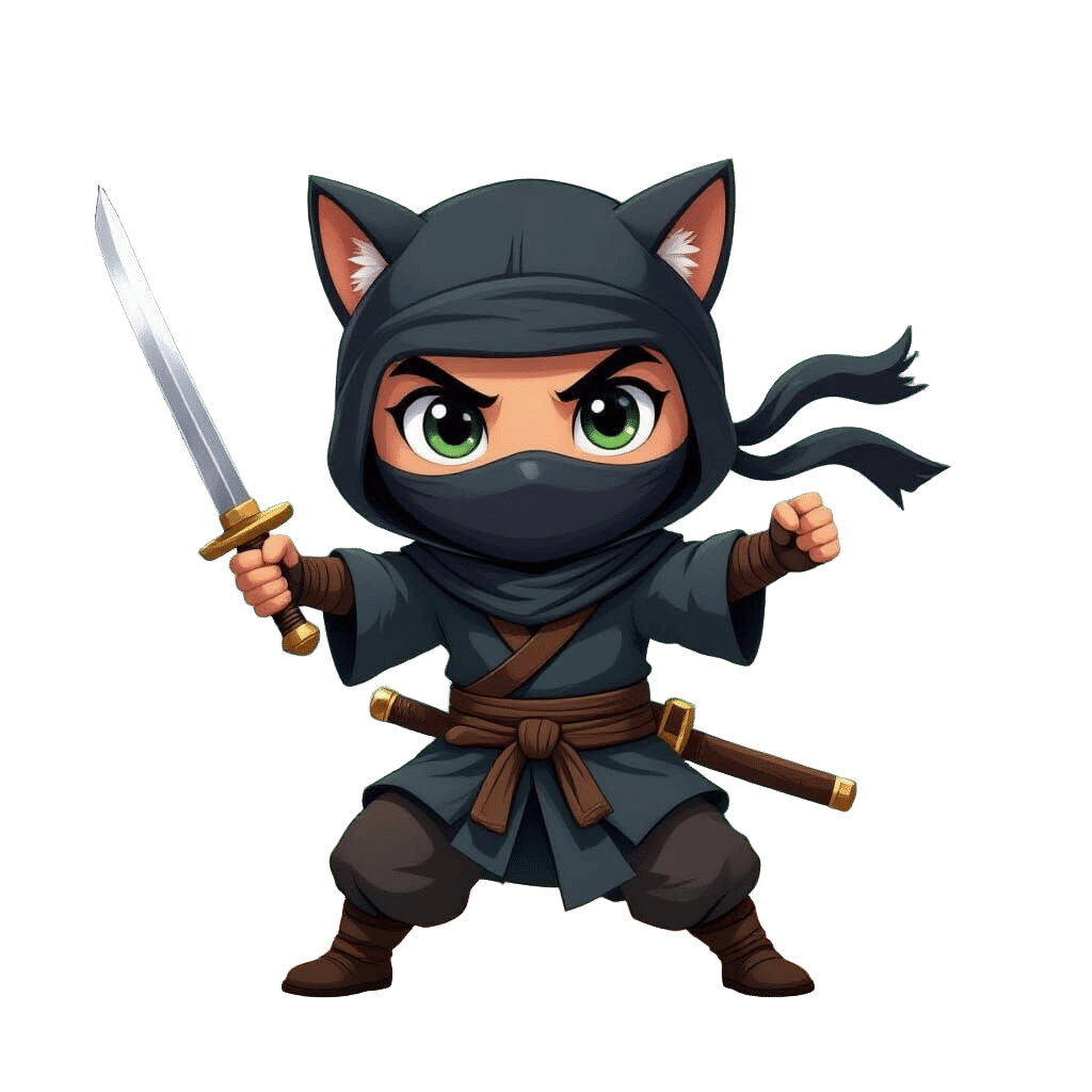 Living Animated Book Ninja in Action