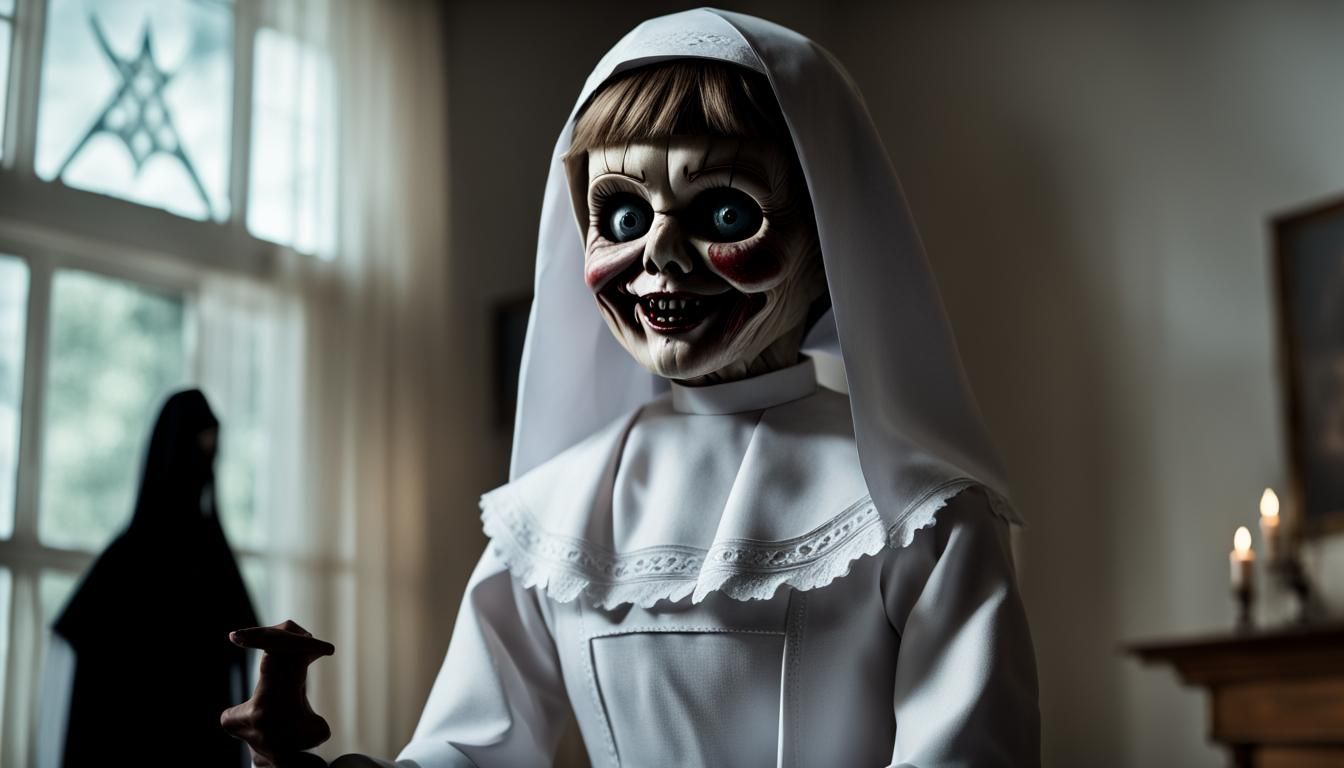 Annabelle and Valak at Amityville: A High-Quality Photo