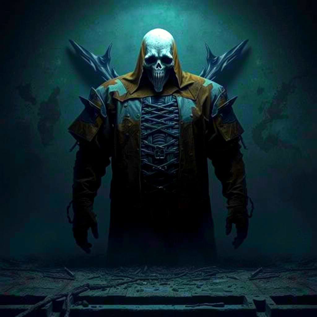 Terrifying Ghostface Portrait in Hyper-Realistic Horror Styl...