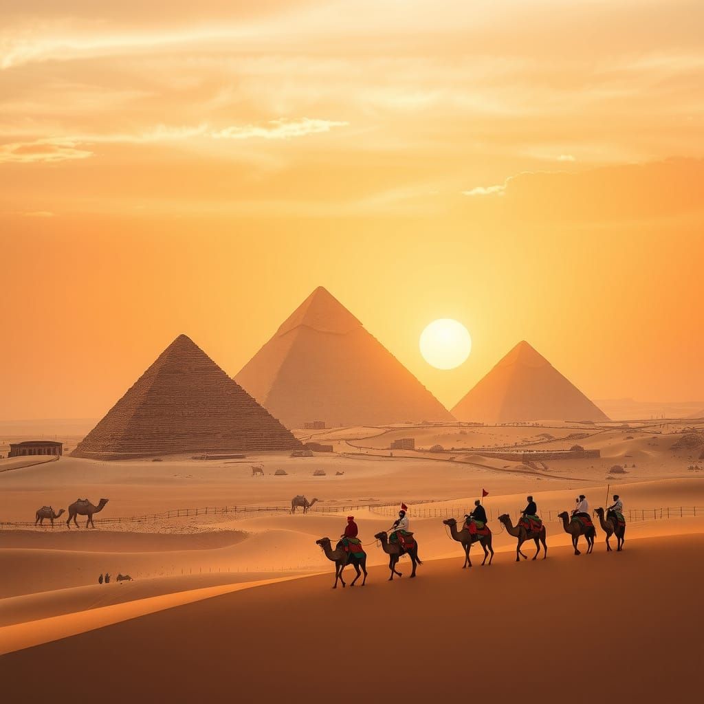 pyramids of Giza
