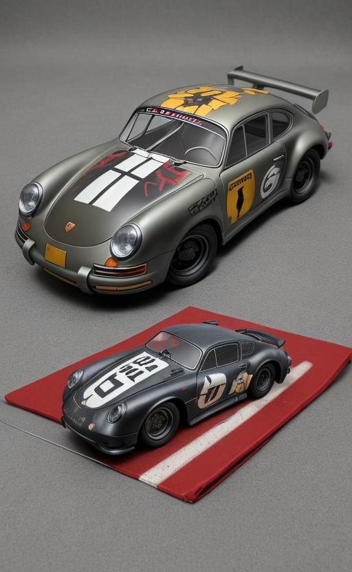 WWII Bomber Themed Porsche Hot Wheels Car
