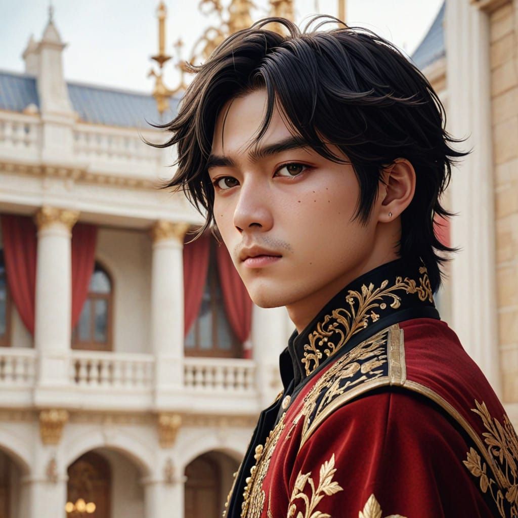 BTS Taehyung as a Refined Renaissance Prince