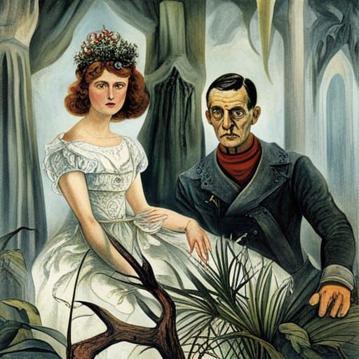 The Princess Bride: Grotesque Expressionist Portrait