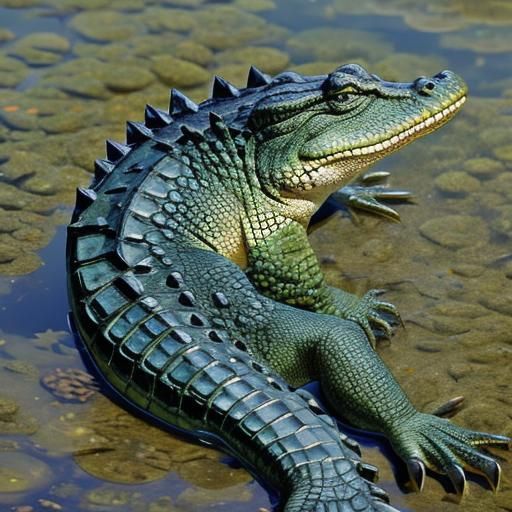 AI Generated Image of an Alligator