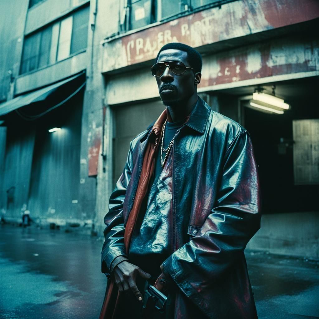 Grunge Street Fashion Cinematic Film Still