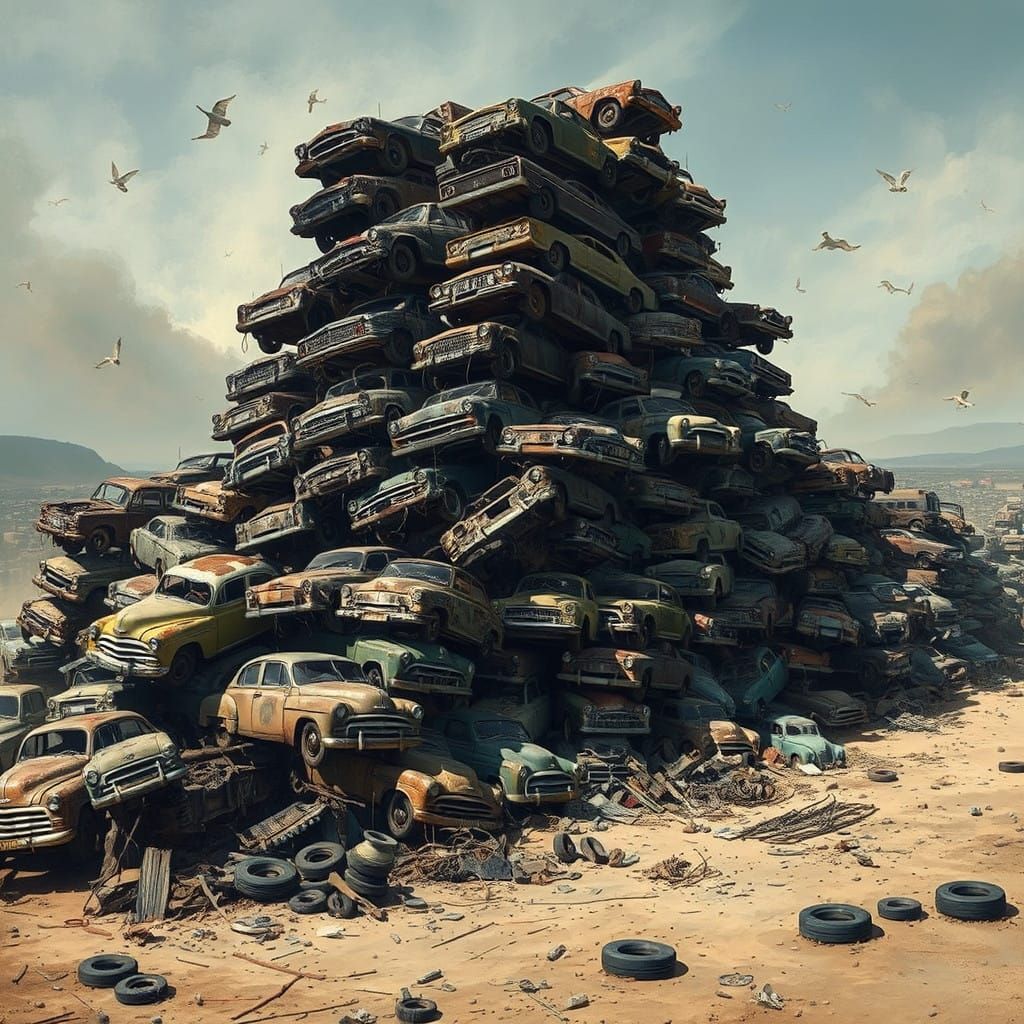 A Metropolis of Rusted Wrecks