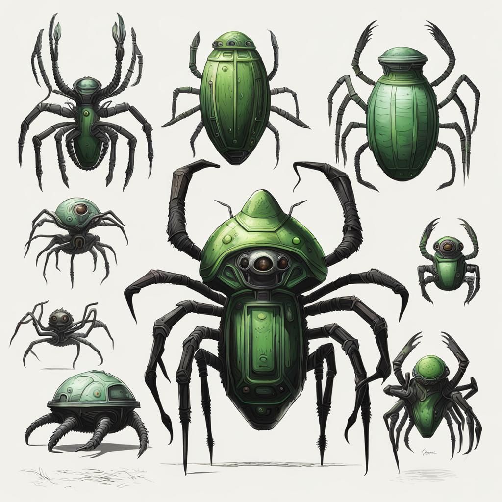 Alien Creatures from Speculative Exoplanet: Concept Art