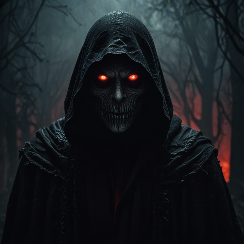 Ominous Boogeyman in Gothic Dark Fantasy Art