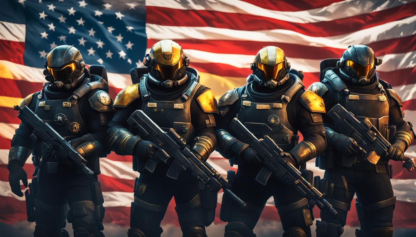 Helldivers 2: Patriotic 3D Game Cinematic