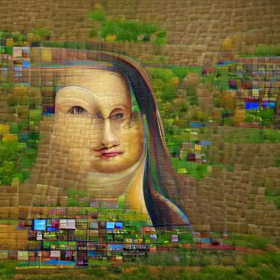 Mona Lisa Portrait Generated by AI
