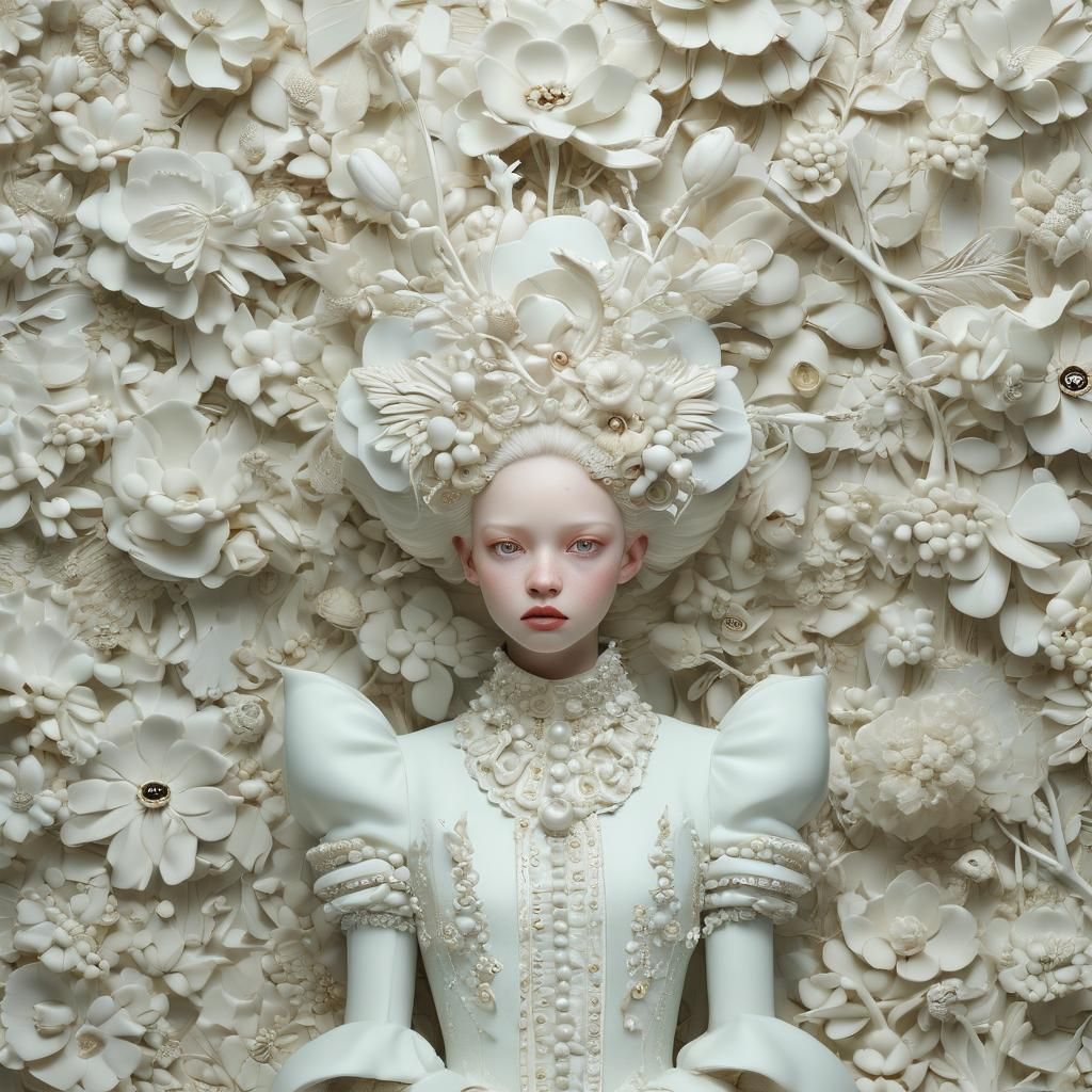 Surreal Face in Dreamlike Fashion, Digital Art