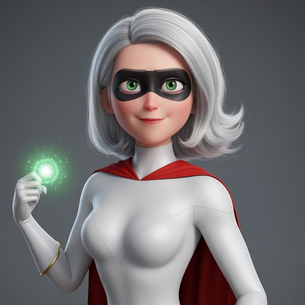 Mirage Superheroine Wielding Chronokinesis in The Incredible...