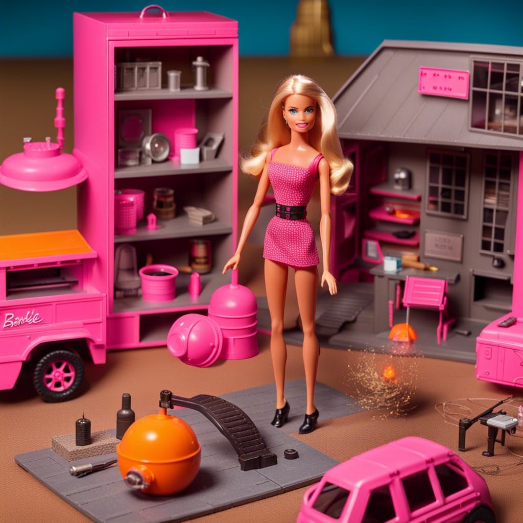 Barbie Nuke Town: Atomic Age Playset