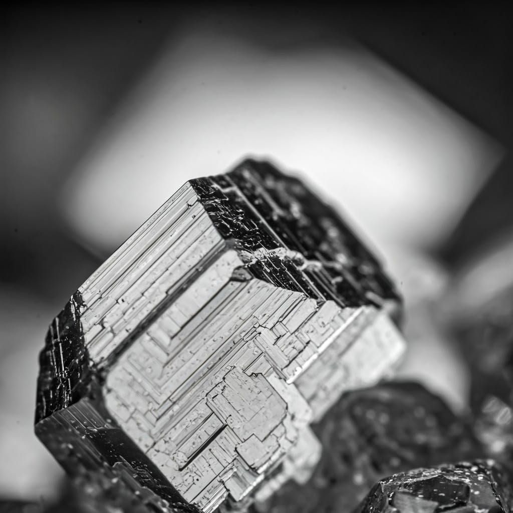 Intricate Geometric Formations in Monochromatic Detail