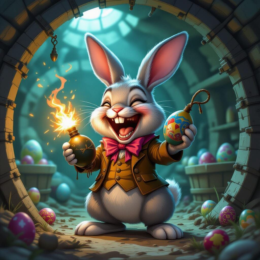 Dark Fantasy: Mad Bunny in Egg Factory