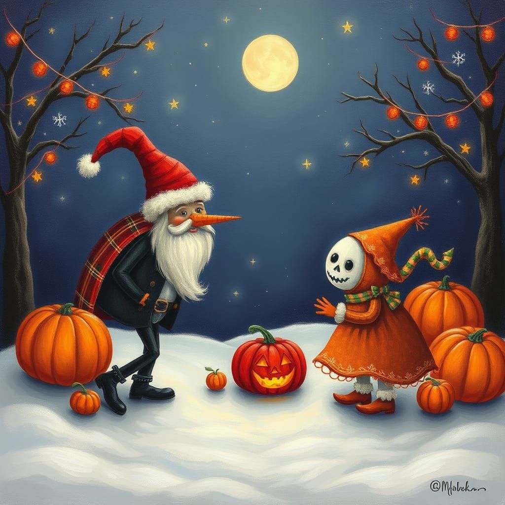 Christmas Meets Halloween: A Festive Fusion