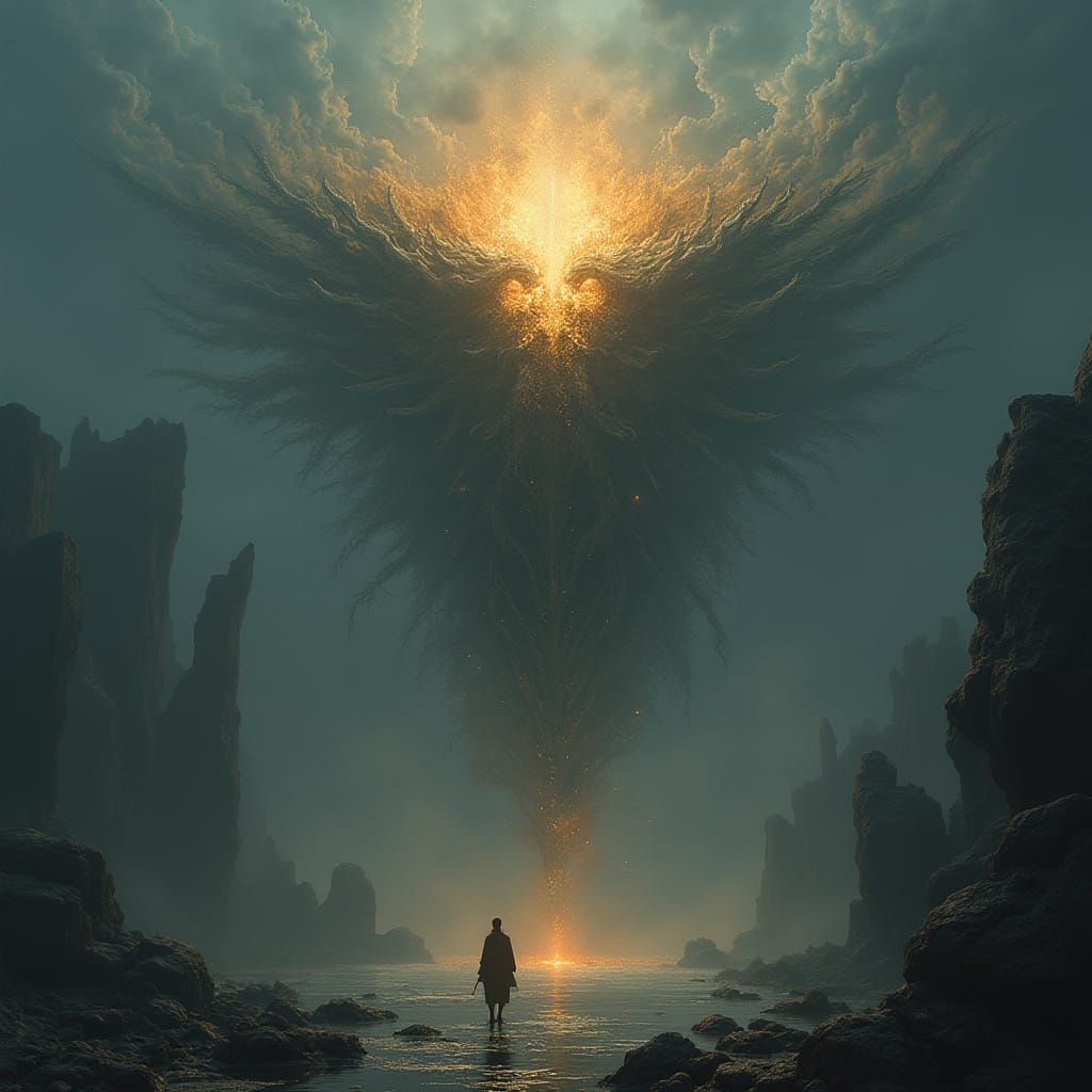 Old City Street Scene in Digital Matte Painting