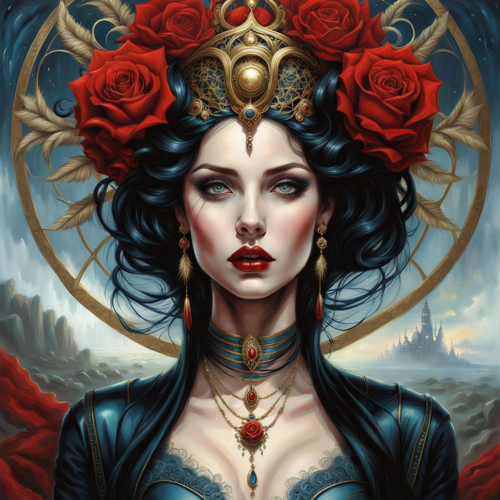 Glamorous Portrait of Woman in Latex Lingerie