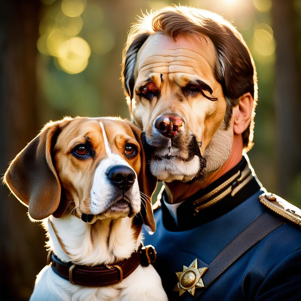 Captain Archer and Porthos: Conceptual Portrait Photography