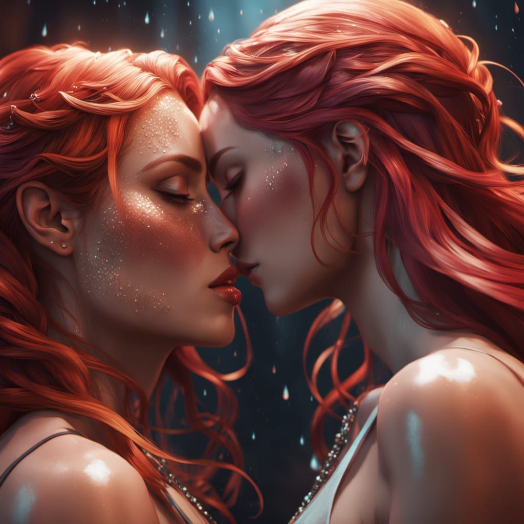 Fiery Redheads in Sultry Embrace