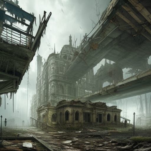 Post-Apocalyptic Wonderland: Abandoned Buildings in Digital ...