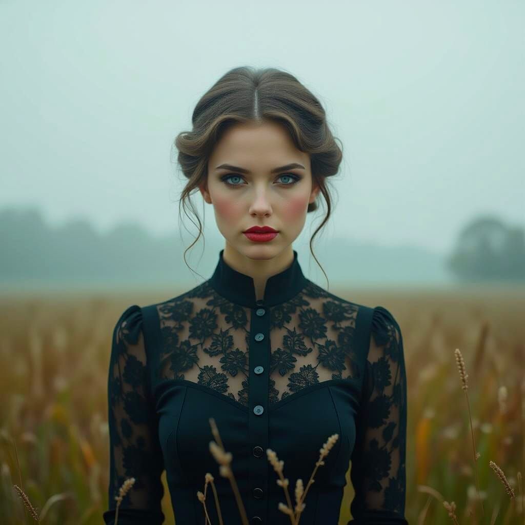 Invisible Figure in Dramatic Double Exposure Art