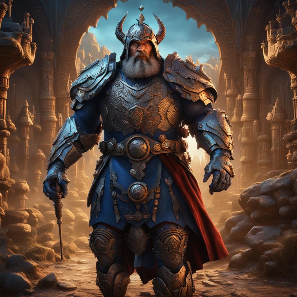 Brian Blessed as Tech Knight Cyborg Beastmaster