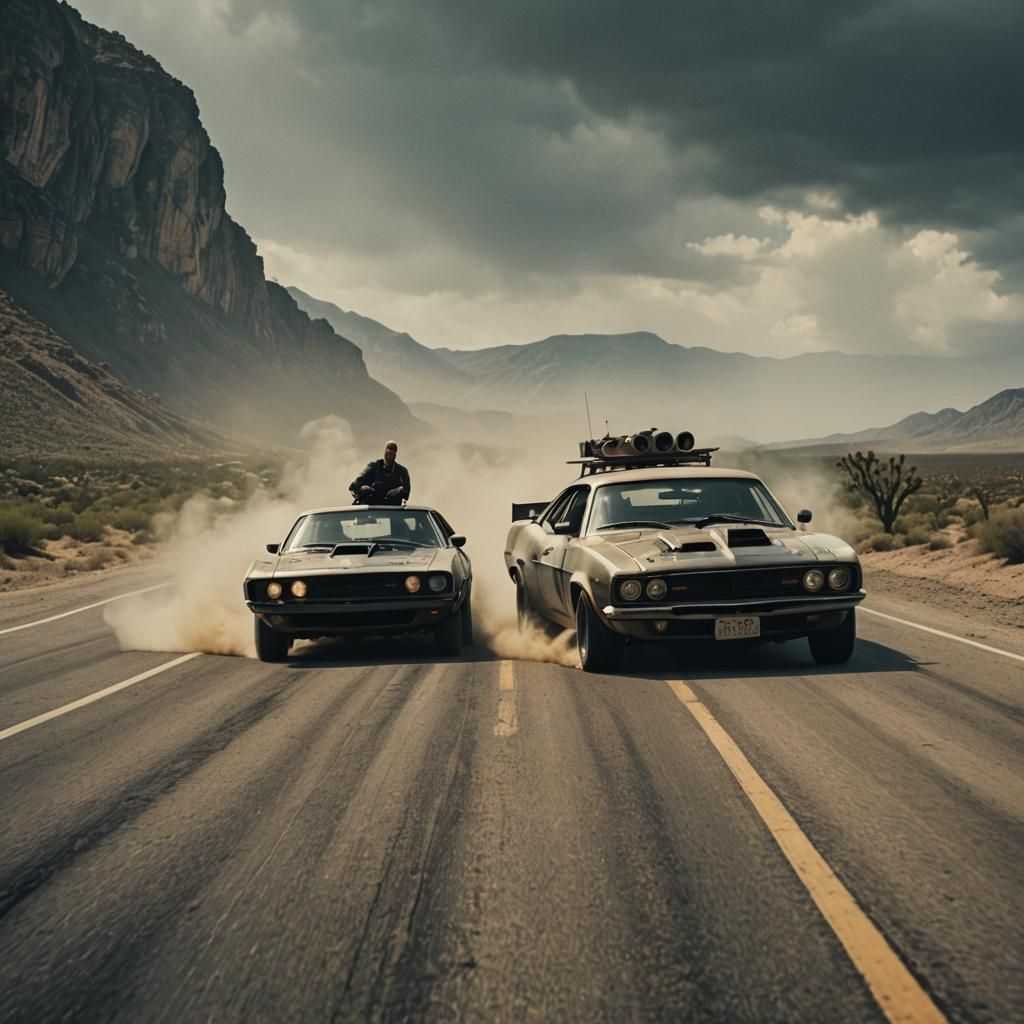 Dramatic High-Speed Chase Scene