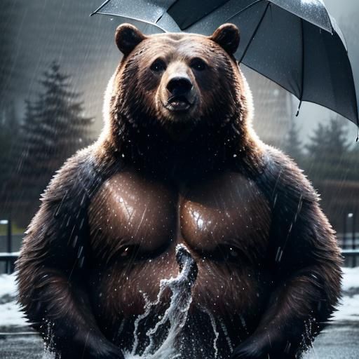 What do you call a bear in the rain? A Drizzly Bear