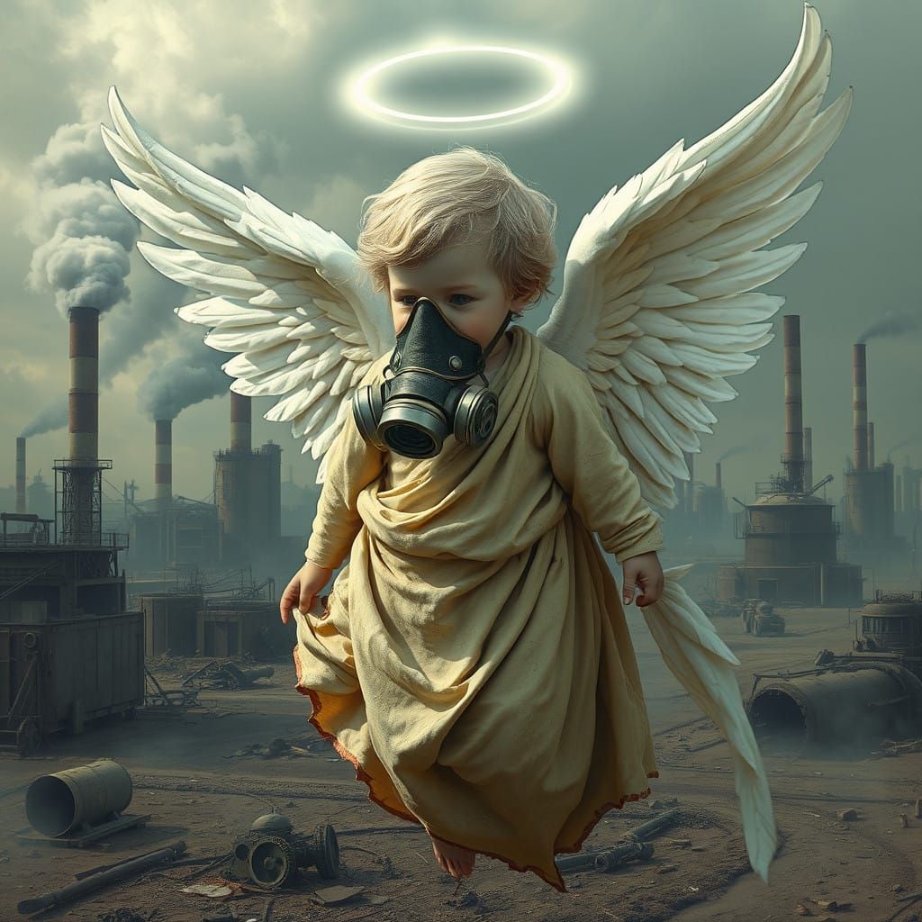 Innocent Angel Surveys Post-Apocalyptic Ruin