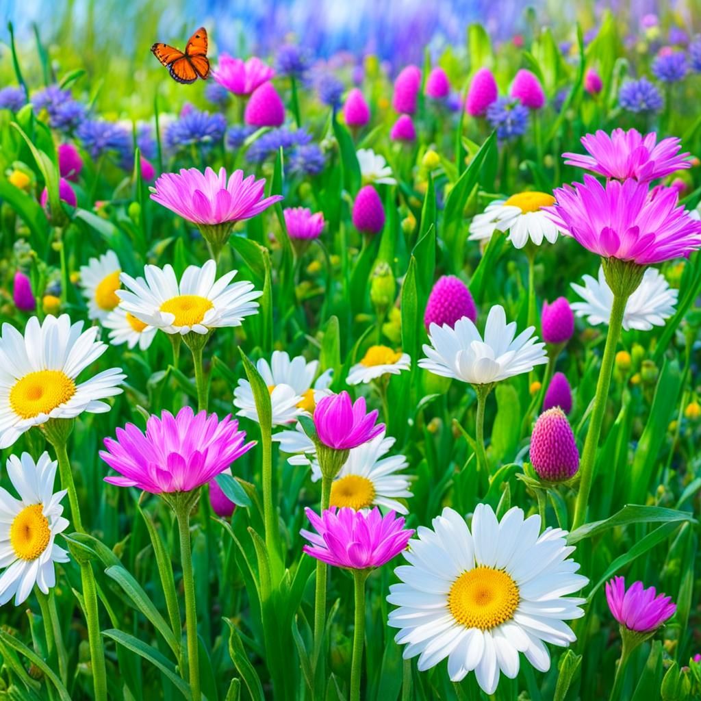 Vibrant First Day of Spring Painting