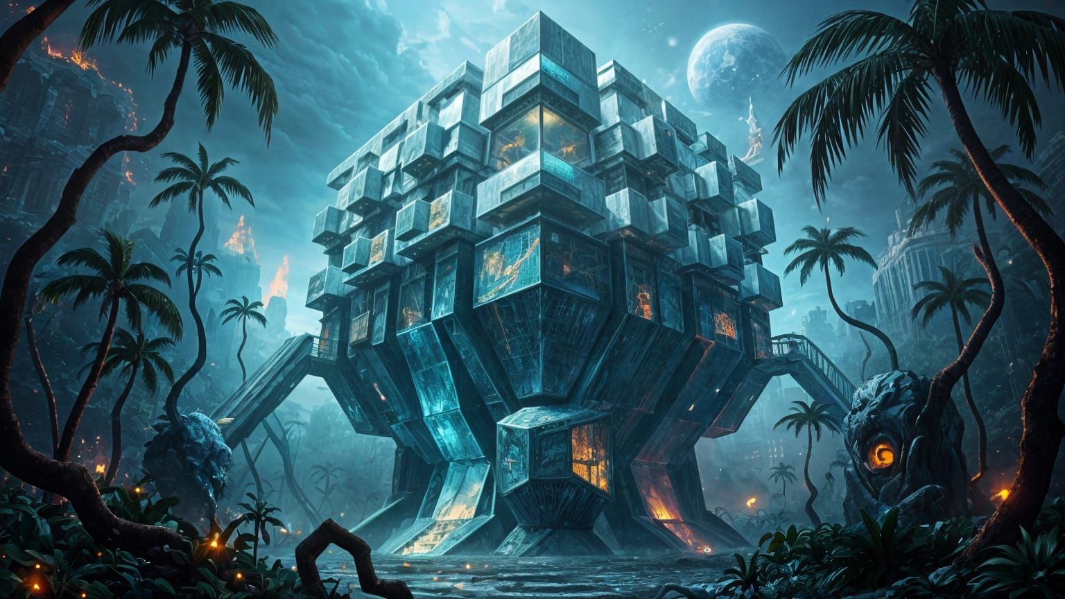 Crystal Palace on a Distant World